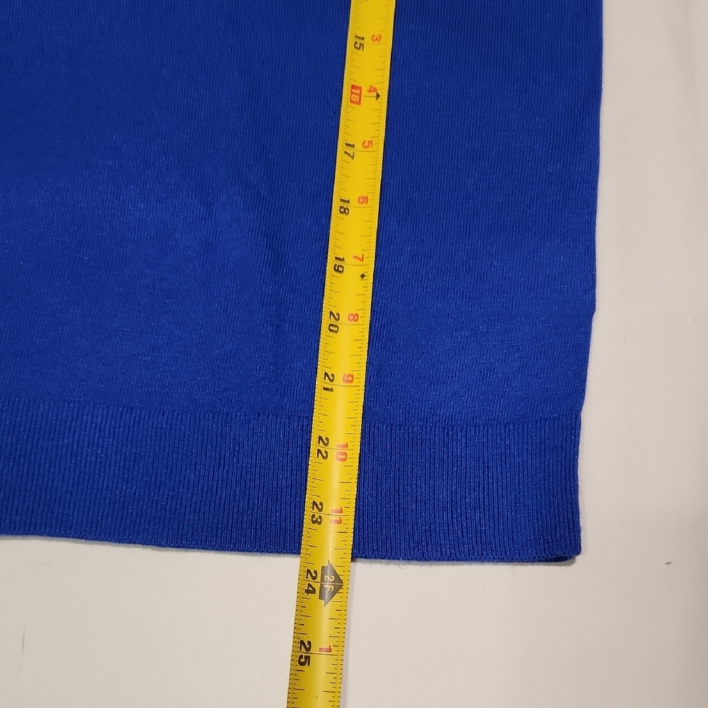 Ralph Lauren | Royal Blue Silk/Blend Turtleneck Sweater Sz XsTP - Picture 5 of 5